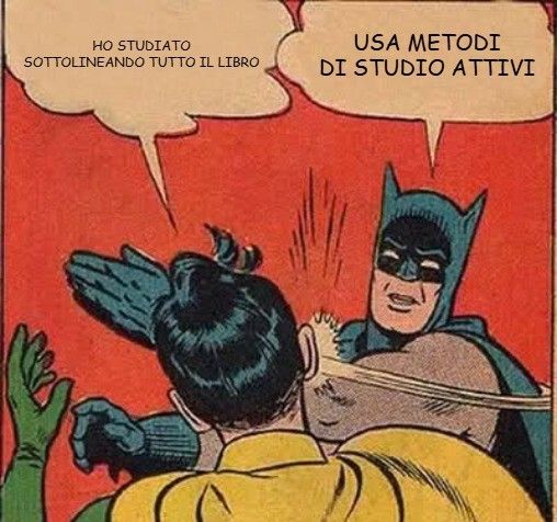 Sottolineare non è un metodo di studio efficace